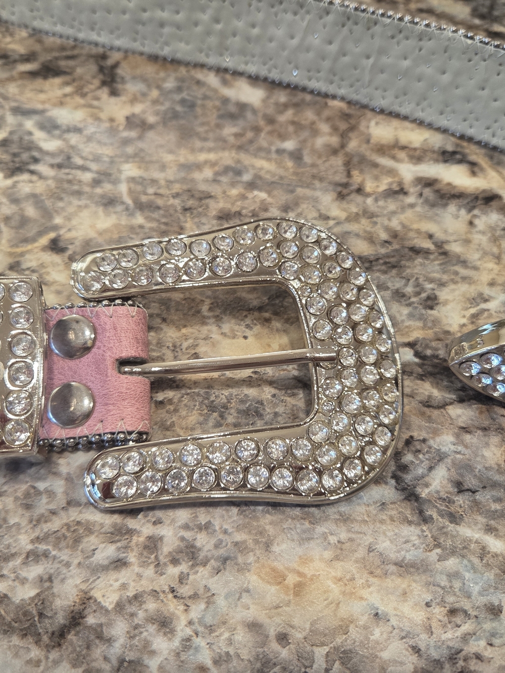 Y2k Rhinestone Belt - Picture 2 of 4